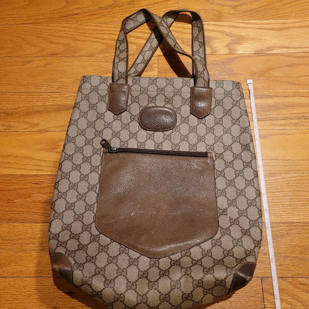 Authentic Vintage Gucci Logo Tote